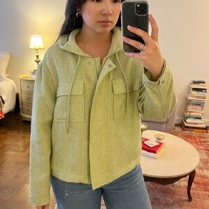 Green hoodie - light weight